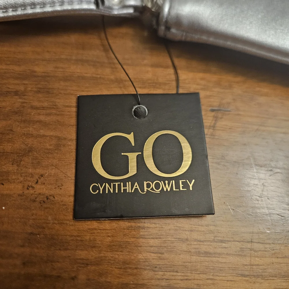 Cynthia Rowley Silver Shimmer Clutch‎ NWT